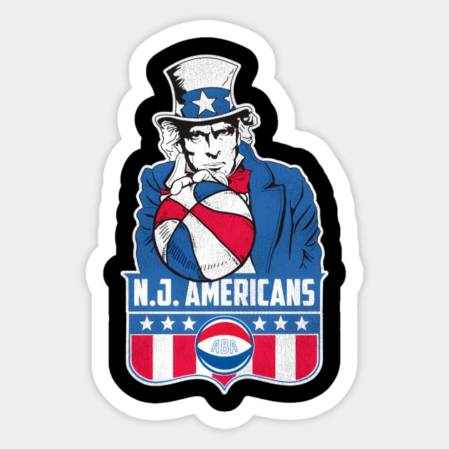 New Jersey Americans Basketball Sticker by HypeRamen